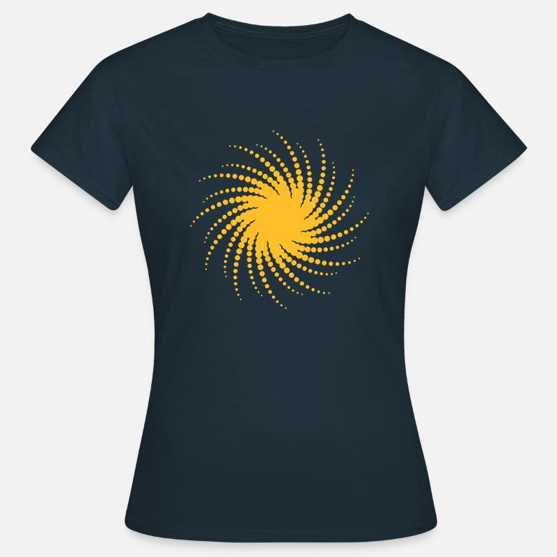 Music Sun Disco Dance Electro House Techno Trance - T-shirt Femme - marine