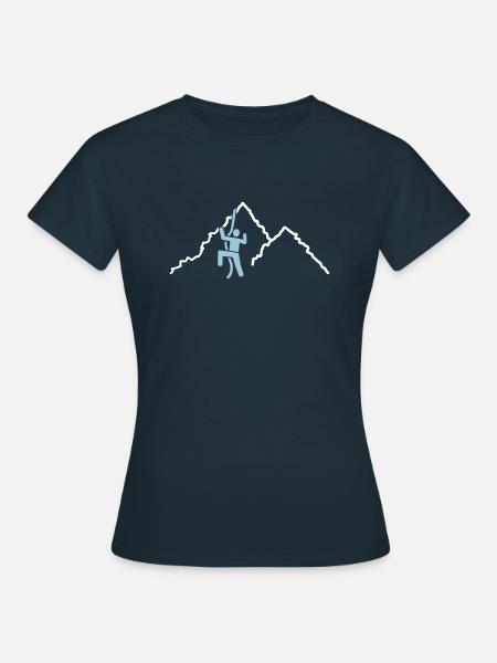 Klimmen - Dame-T-shirt - marineblå