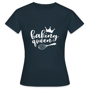 Cuire au four - T-shirt Femme - marine - Devant - AI Model Female 172 dark (172cm)