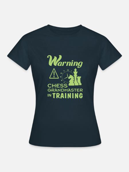 Funny Chess Grand Master in Training Gift for - Women's T-Shirt - navy