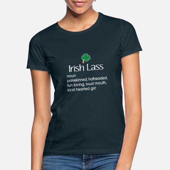 Funny Irish Lass Definition Gift for Irish Gifts' Women's Slim Fit T-Shirt  | Spreadshirt