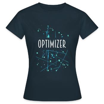 OPTIMIZER D54 25 - Women's T-Shirt - navy - Front - AI Model Female 172 dark (172cm)