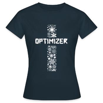 OPTIMIZER D58 4 - Women's T-Shirt - navy - Front - AI Model Female 172 dark (172cm)
