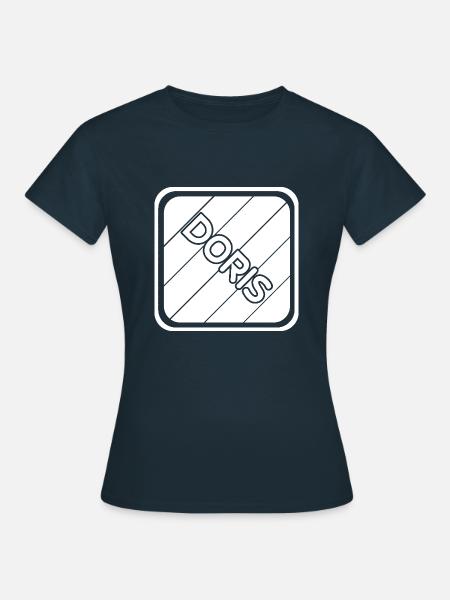 Mädchenname Doris - Frauen T-Shirt - Navy