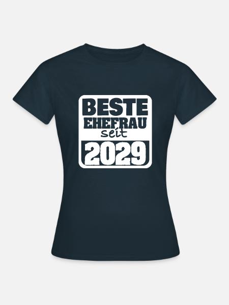 Verlobt 2029 - Frauen T-Shirt - Navy