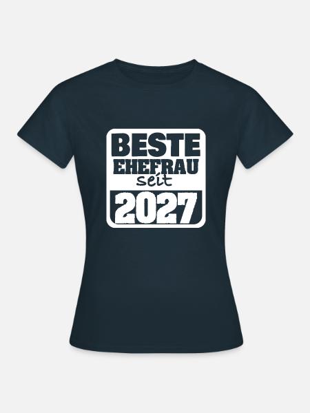 Verliebt 2027 - Frauen T-Shirt - Navy