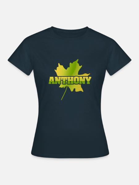 Herbst Anthony - Frauen T-Shirt - Navy