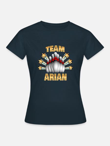 Kegeln Arian - Frauen T-Shirt - Navy