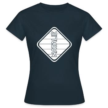 Prénom Natalie - T-shirt Femme - marine - Devant - AI Model Female 172 dark (172cm)