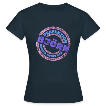 Scott - T-shirt Femme - marine - Devant - AI Model Female 172 dark (172cm)