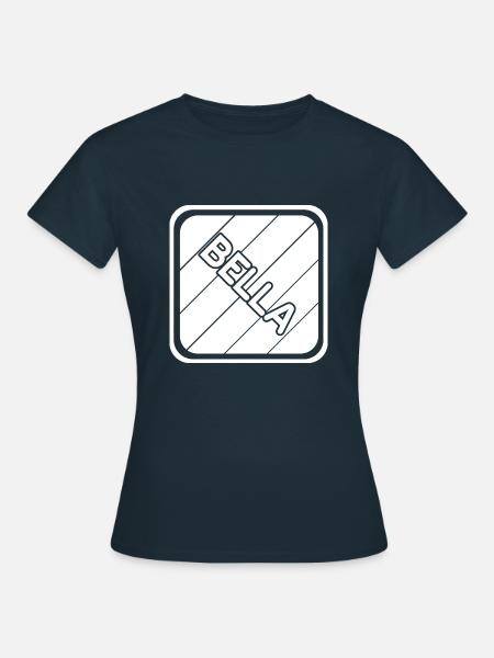 Mädchenname Bella - Frauen T-Shirt - Navy