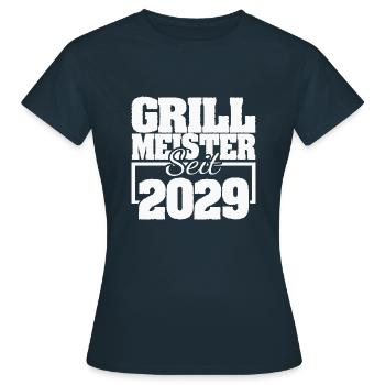 2029 - T-shirt Femme - marine - Devant - AI Model Female 172 dark (172cm)