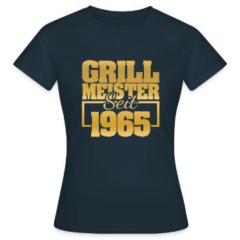 1965 - Frauen T-Shirt - Navy - Vorne - AI Model Female 172 dark (172cm)