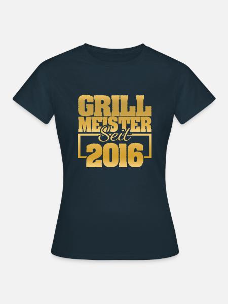 Grillen 2016 - Frauen T-Shirt - Navy