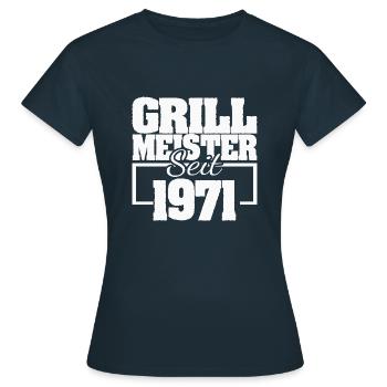 Barbecue 1971 - T-shirt Femme - marine - Devant - AI Model Female 172 dark (172cm)