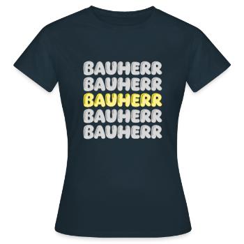 Cadeau pour constructeur - T-shirt Femme - marine - Devant - AI Model Female 172 dark (172cm)