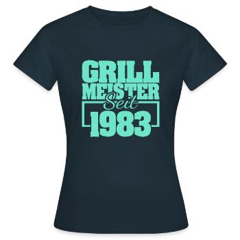 1983 - T-shirt Femme - marine - Devant - AI Model Female 172 dark (172cm)