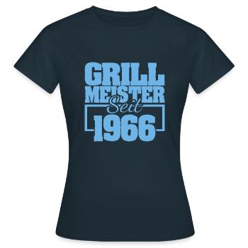 1966 - Frauen T-Shirt - Navy - Vorne - AI Model Female 172 dark (172cm)