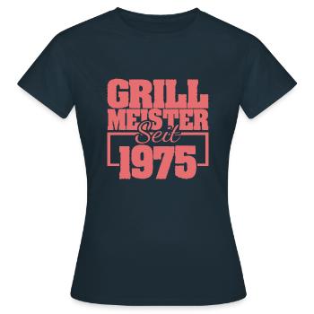 1975 - T-shirt Femme - marine - Devant - AI Model Female 172 dark (172cm)