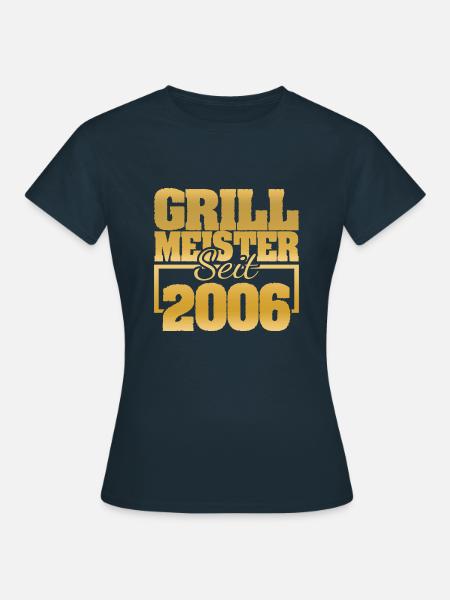 Grillfleisch 2006 - Frauen T-Shirt - Navy