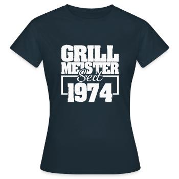 1974 - T-shirt Femme - marine - Devant - AI Model Female 172 dark (172cm)