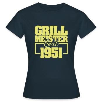 1951 - T-shirt Femme - marine - Devant - AI Model Female 172 dark (172cm)