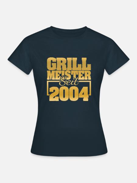 Grillfleisch 2004 - Frauen T-Shirt - Navy