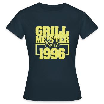 Fête d’été 1996 - T-shirt Femme - marine - Devant - AI Model Female 172 dark (172cm)