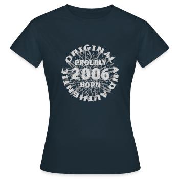 Colleague 2006 - Women's T-Shirt - navy - Front - AI Model Female 172 dark (172cm)