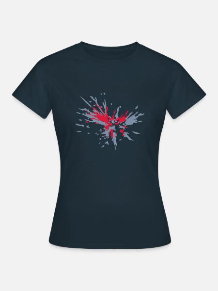 Spritzer - Frauen T-Shirt - Navy