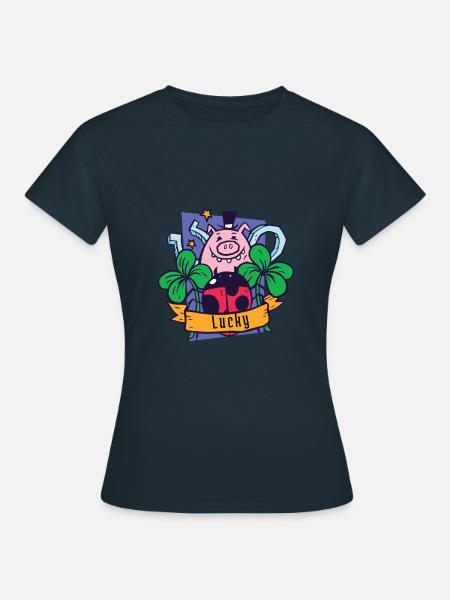 All the luck - Women's T-Shirt - navy