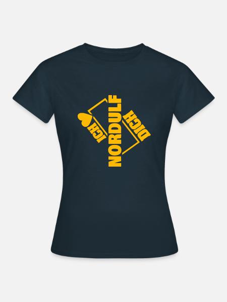 Couple Nordulf - Frauen T-Shirt - Navy