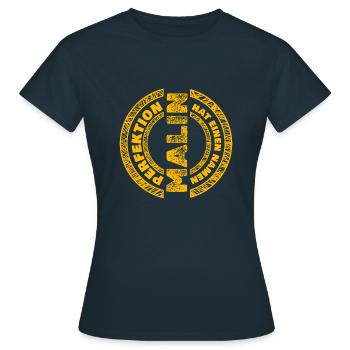 Perfekt Malin - Frauen T-Shirt - Navy - Vorne - AI Model Female 172 dark (172cm)