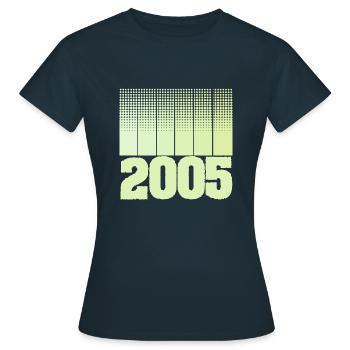 Jeu 2005 - T-shirt Femme - marine - Devant - AI Model Female 172 dark (172cm)