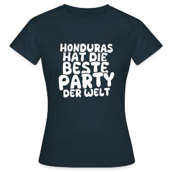 Honduras as a holiday destination - Women's T-Shirt - navy - Front - AI Model Female 172 dark (172cm)
