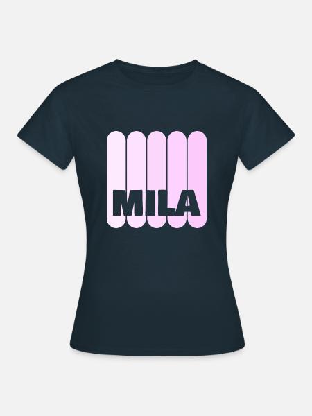 Mila - T-shirt Femme - marine