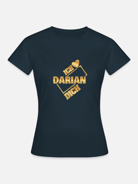 Liebespaar Darian - Frauen T-Shirt - Navy