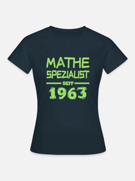 Mathespezialist 1963 - Frauen T-Shirt - Navy