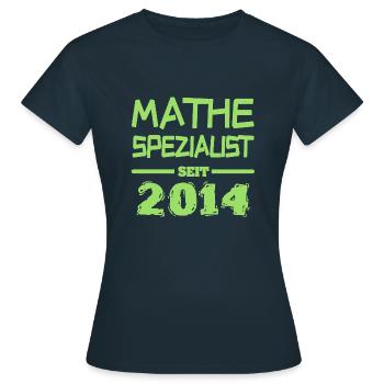 2014 2014 - Frauen T-Shirt - Navy - Vorne - AI Model Female 172 dark (172cm)