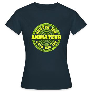 Gift for entertainer - Women's T-Shirt - navy - Front - AI Model Female 172 dark (172cm)