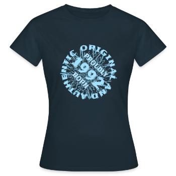 Jeu 1992 - T-shirt Femme - marine - Devant - AI Model Female 172 dark (172cm)