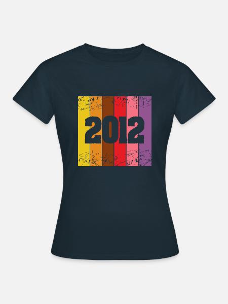 2012 2012 - Frauen T-Shirt - Navy
