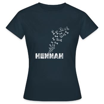 Pêcheur Hennah - T-shirt Femme - marine - Devant - AI Model Female 172 dark (172cm)