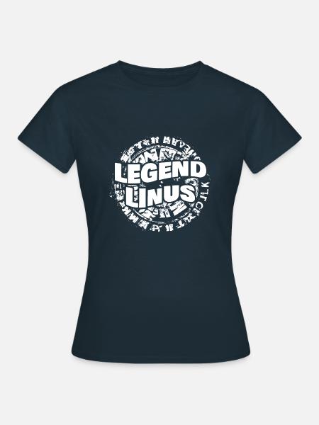 Linus als Mann - Frauen T-Shirt - Navy