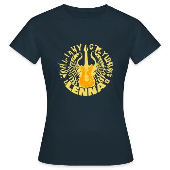 Lenna - T-shirt Femme - marine - Devant - AI Model Female 172 dark (172cm)