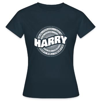 Harceler - T-shirt Femme - marine - Devant - AI Model Female 172 dark (172cm)
