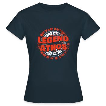 Athos - Frauen T-Shirt - Navy - Vorne - AI Model Female 172 dark (172cm)