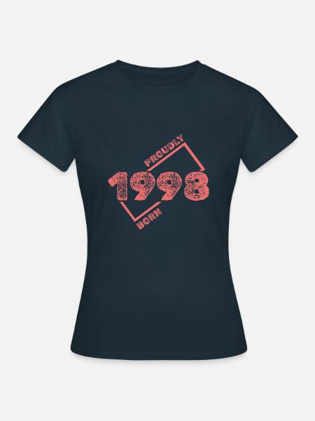 Geschenkidee 1998 - Frauen T-Shirt - Navy
