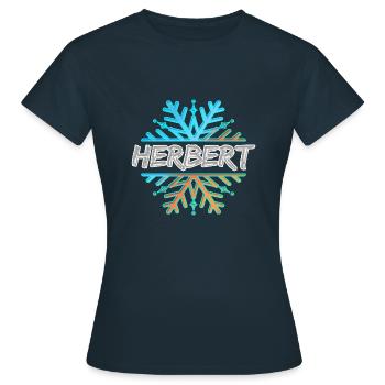 Herbert Herbert - T-shirt Femme - marine - Devant - AI Model Female 172 dark (172cm)
