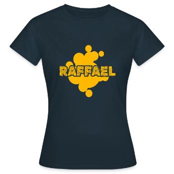 Maler Raffael - Frauen T-Shirt - Navy - Vorne - AI Model Female 172 dark (172cm)